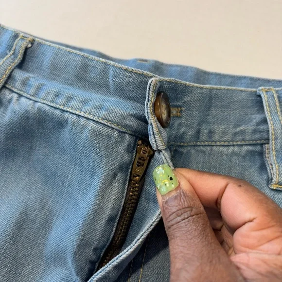 Rita Row Fabiola Barrel Leg Jeans High Waist Loose Fit Denim Light Wash, Size 40 - Picture 5 of 15